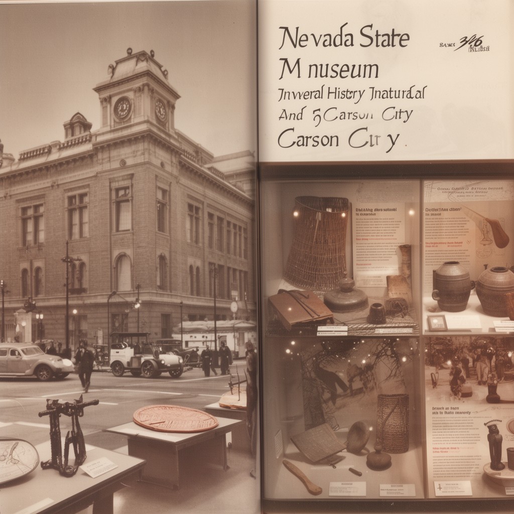 AI-generated illustration of Nevada State Museum, Carson City