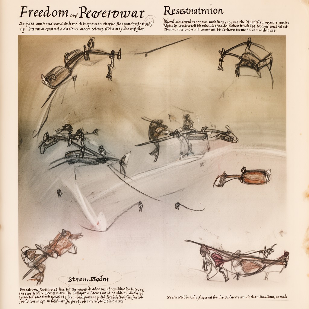 AI-generated illustration of Freedom and Resentment