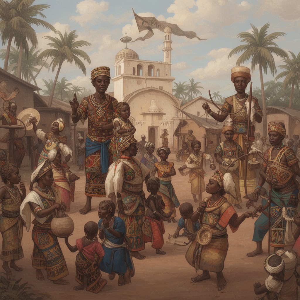 AI-generated illustration of Yoruba