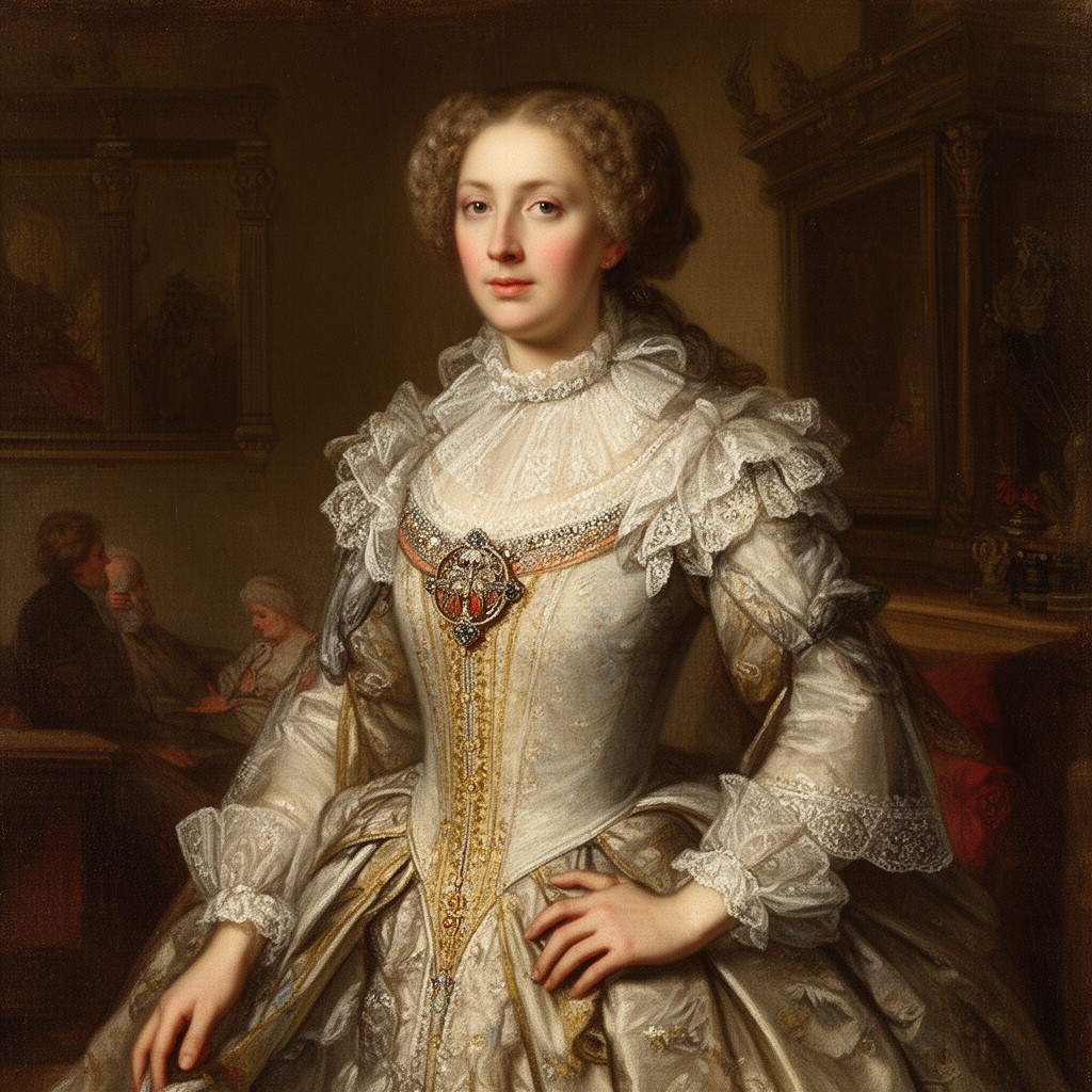AI-generated illustration of Louise Henriette of Nassau