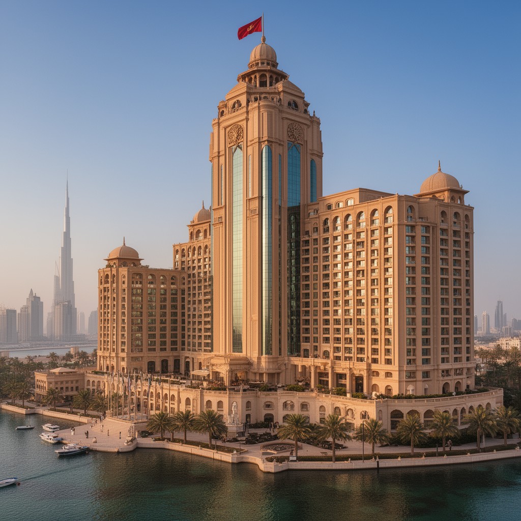 AI-generated illustration of Taj Dubai