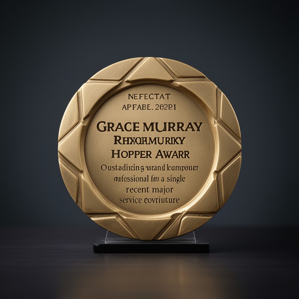 AI-generated illustration of Grace Murray Hopper Award