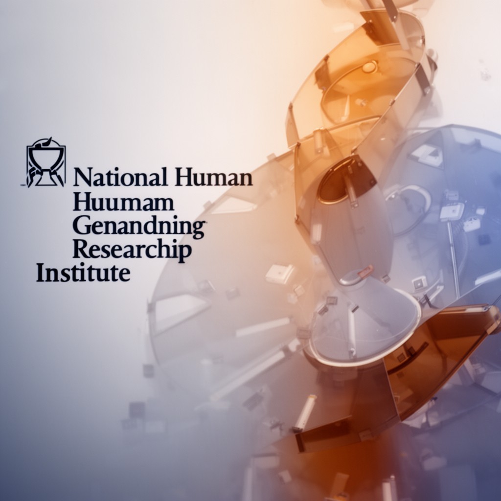AI-generated illustration of National Human Genome Research Institute