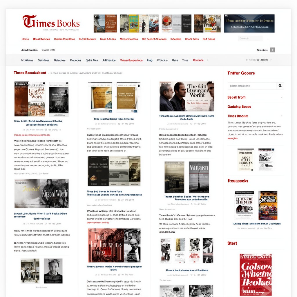 AI-generated illustration of Times Books