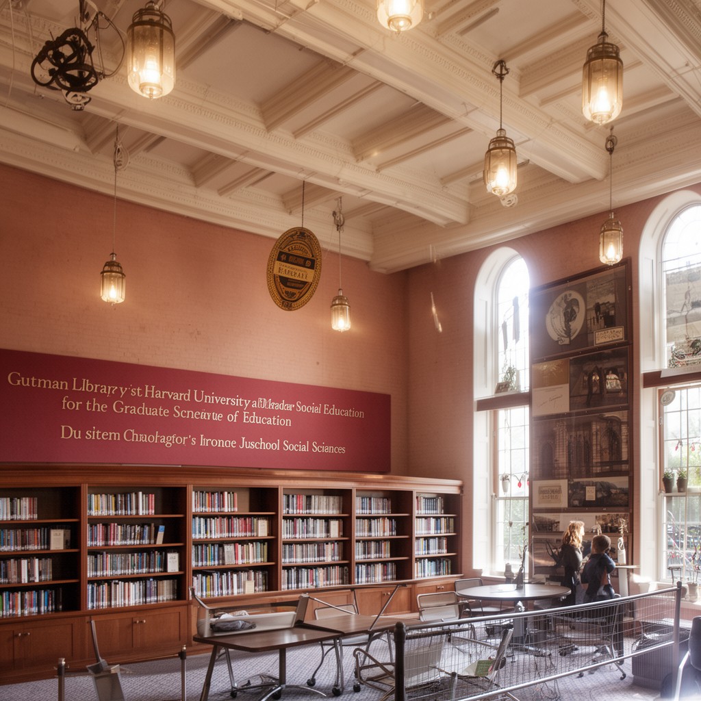 AI-generated illustration of Gutman Library