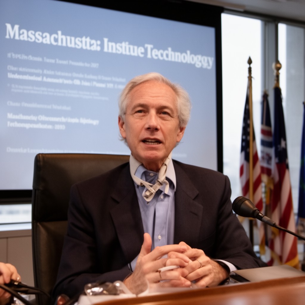 AI-generated illustration of President of MIT