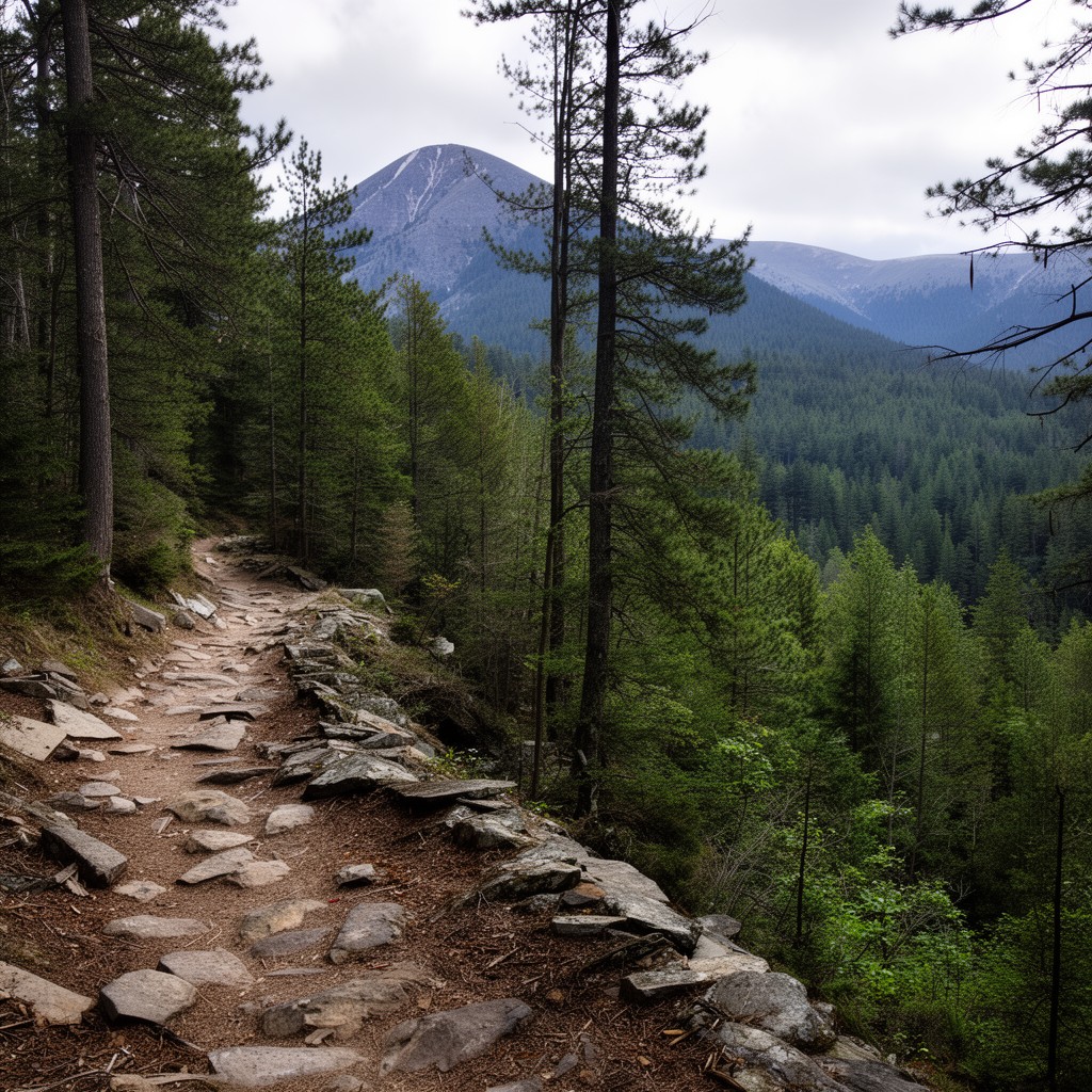 AI-generated illustration of Appalachian Trail