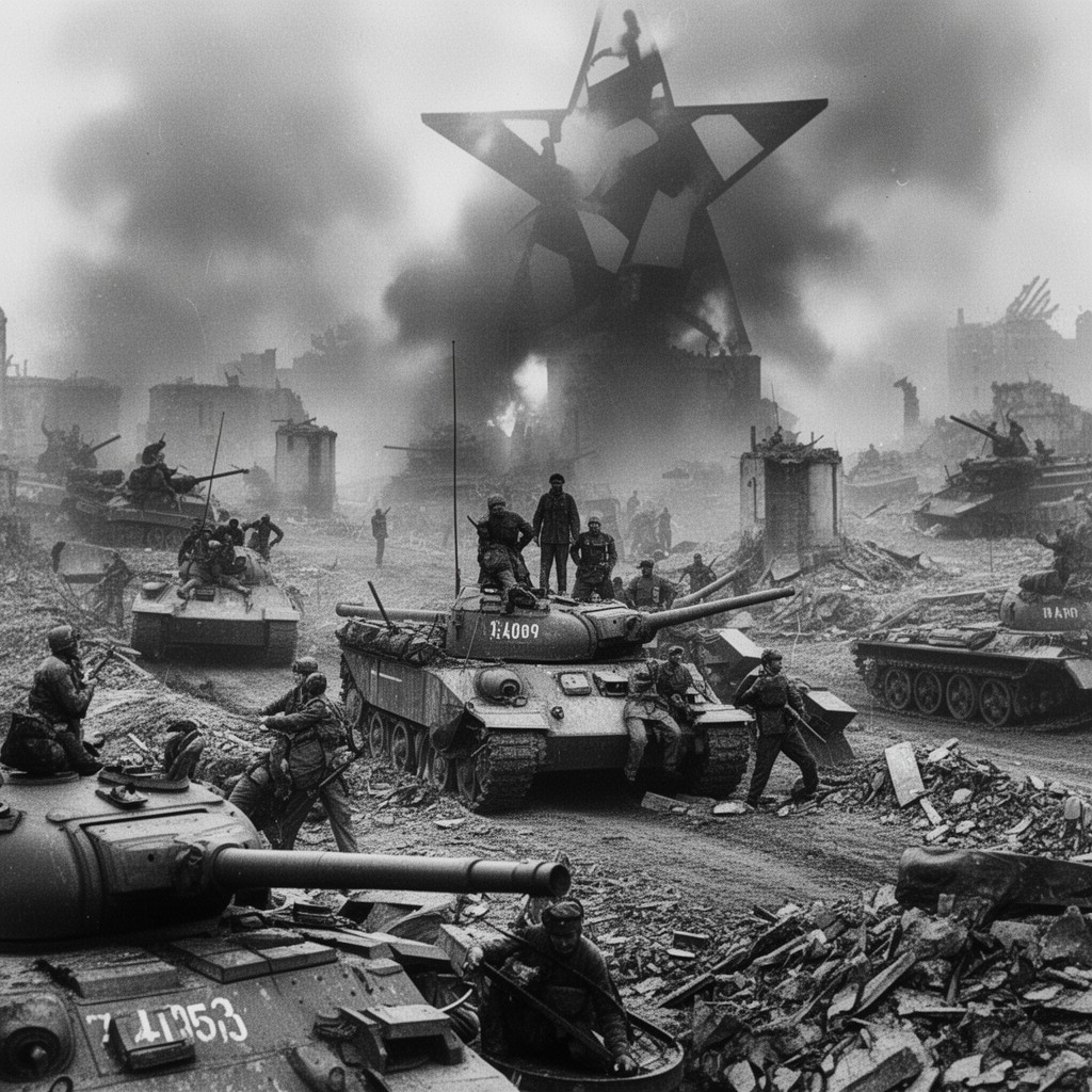 AI-generated illustration of 1st Belorussian Front
