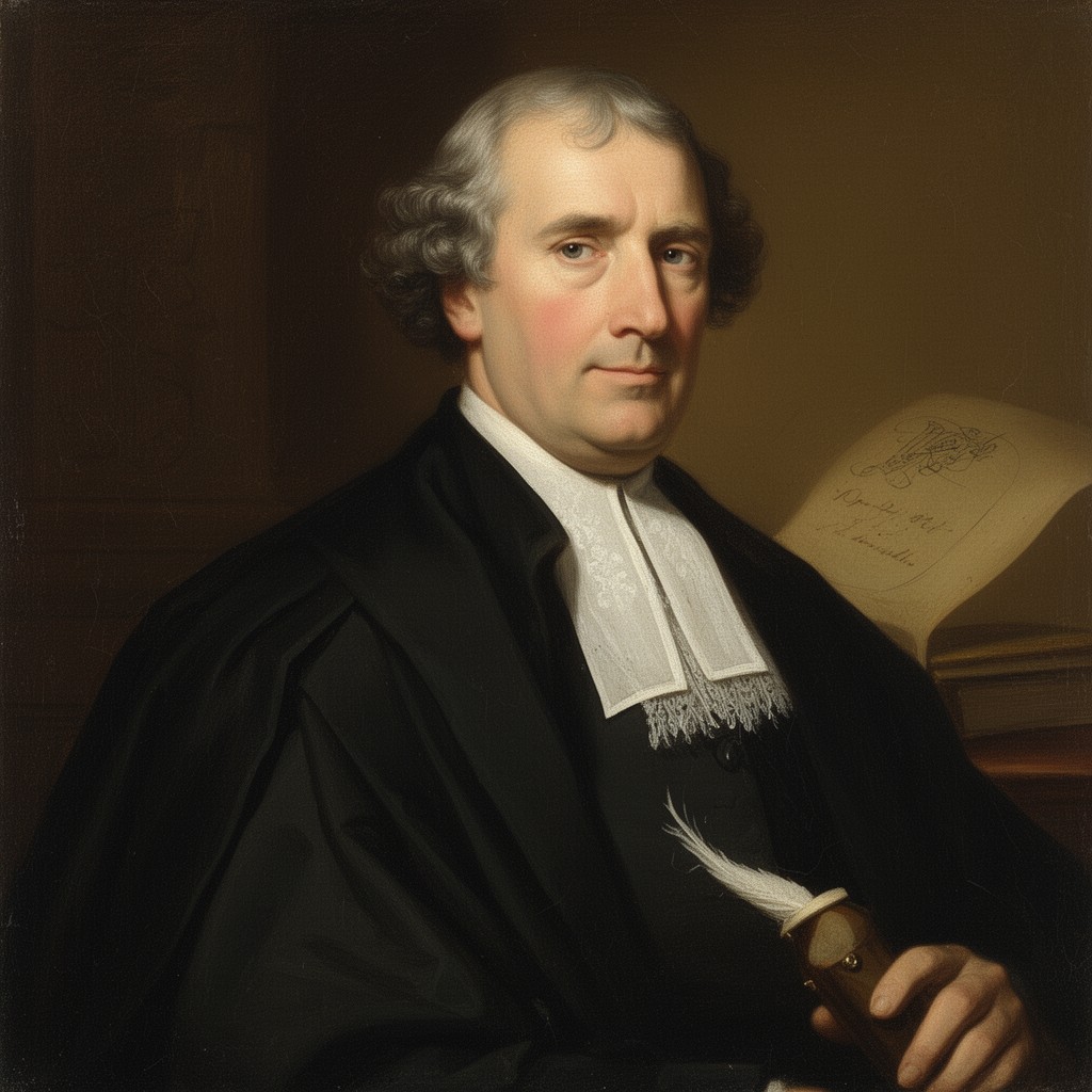 AI-generated illustration of William Stoughton