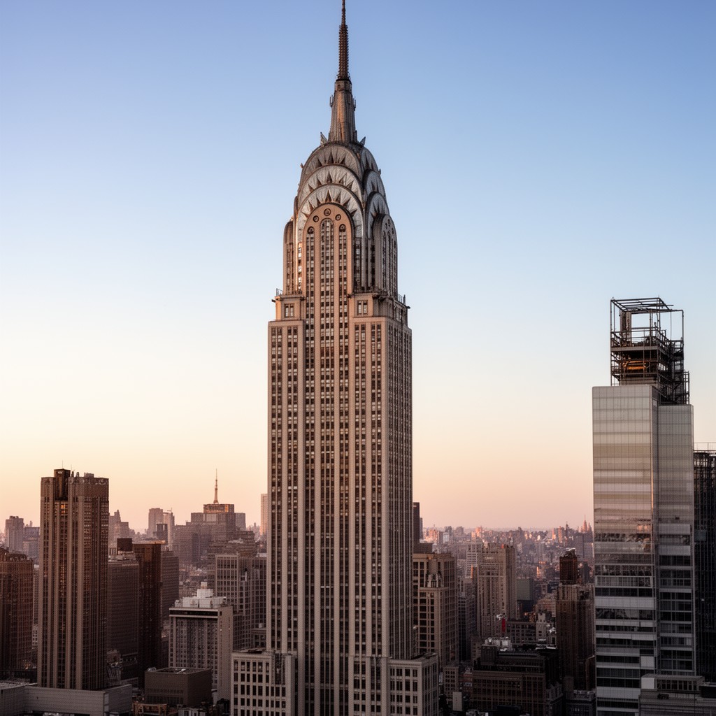 AI-generated illustration of Chrysler Building