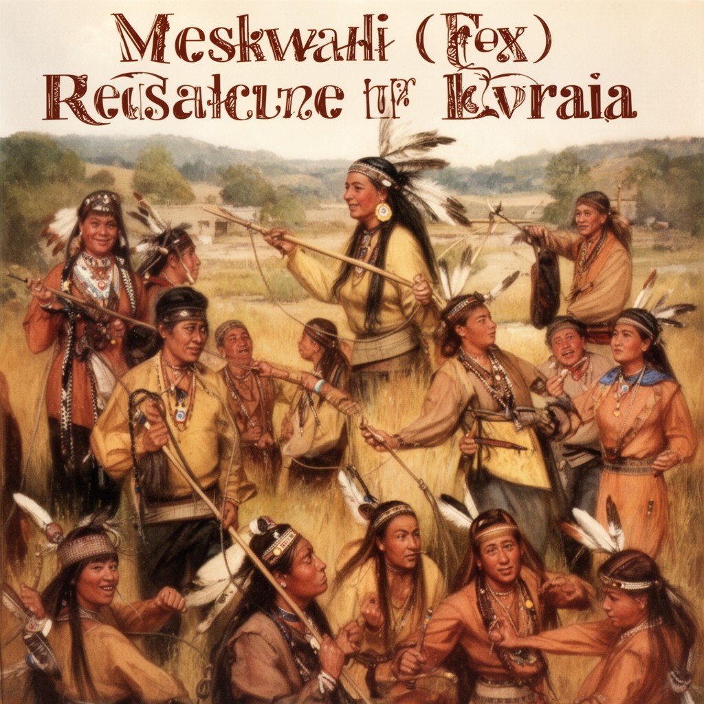 AI-generated illustration of Meskwaki (Fox)