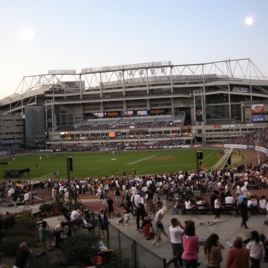 AI-generated illustration of Soldier Field
