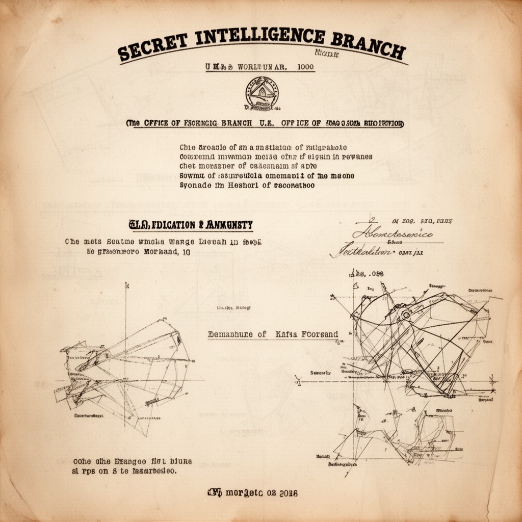 AI-generated illustration of Secret Intelligence Branch