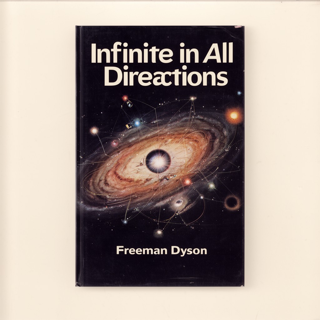 AI-generated illustration of Infinite in All Directions (book)