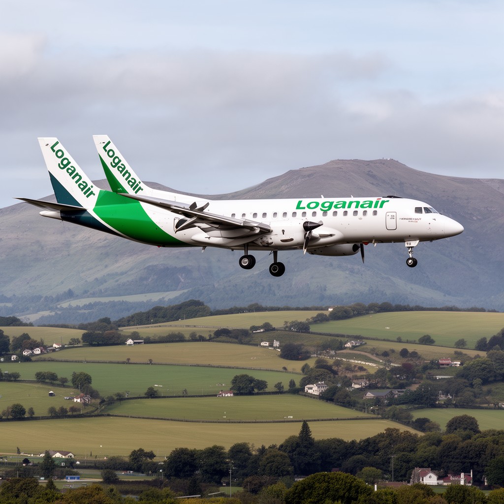 AI-generated illustration of Loganair
