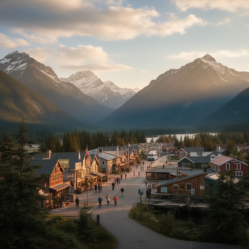 AI-generated illustration of Skagway