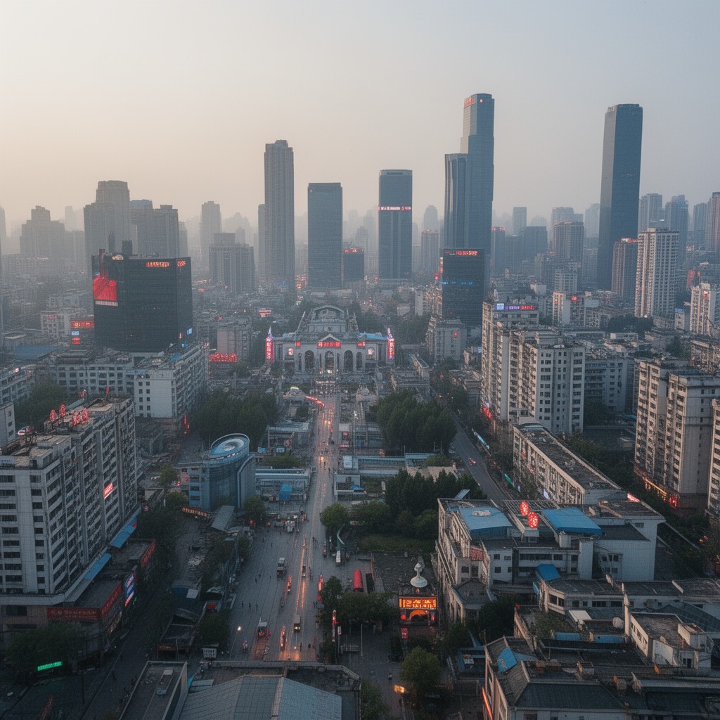 AI-generated illustration of Hefei