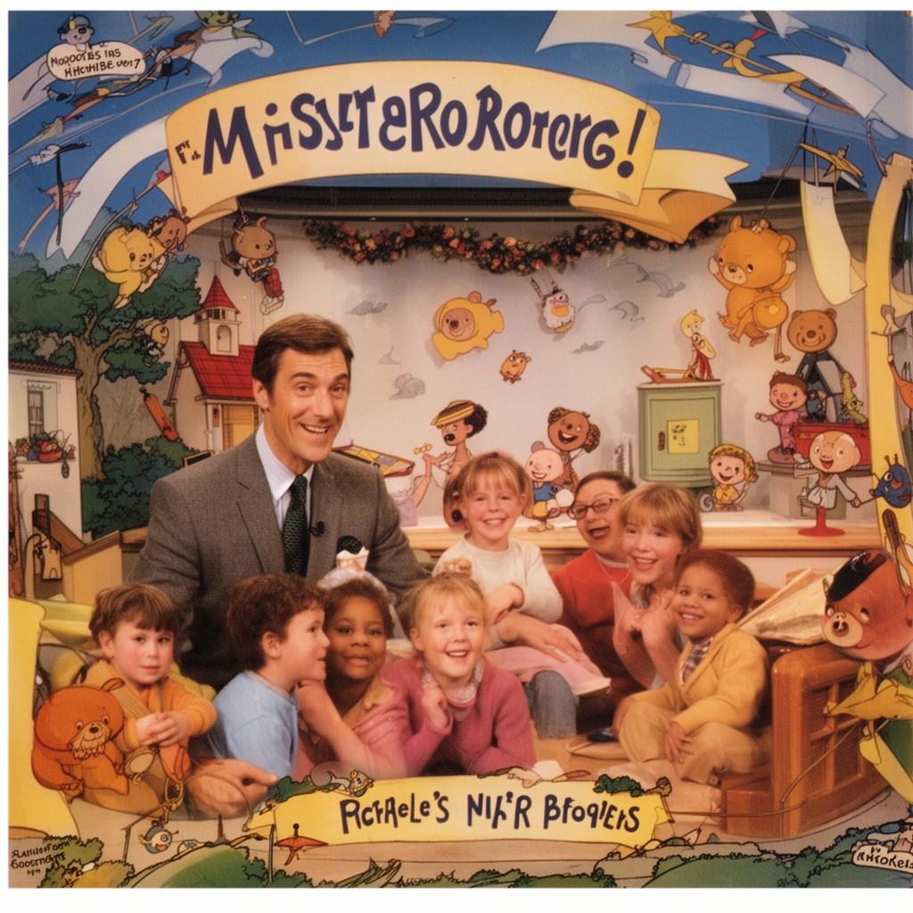 AI-generated illustration of Mister Rogers' Neighborhood