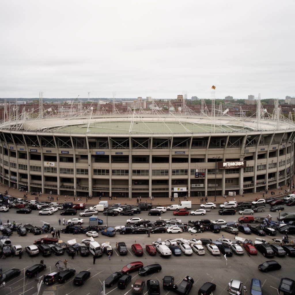 AI-generated illustration of RFK Stadium