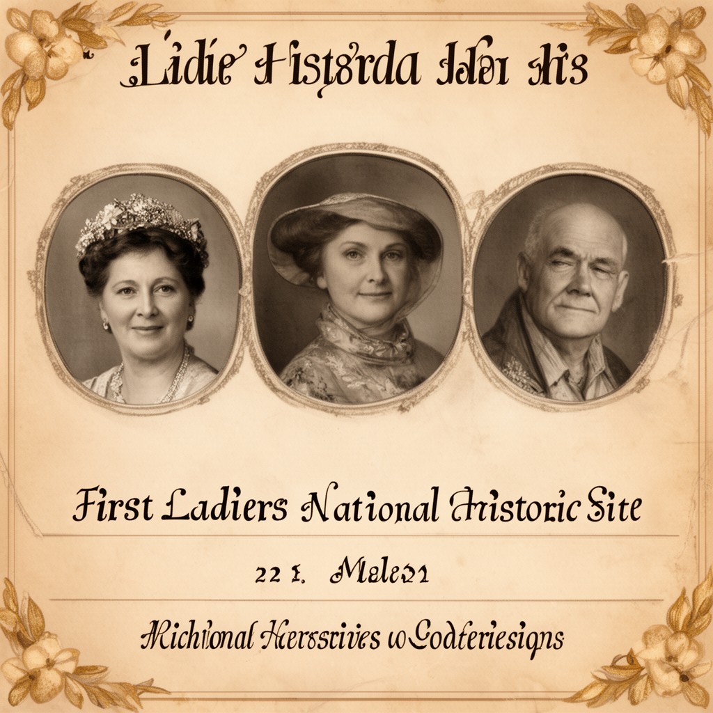 AI-generated illustration of First Ladies National Historic Site