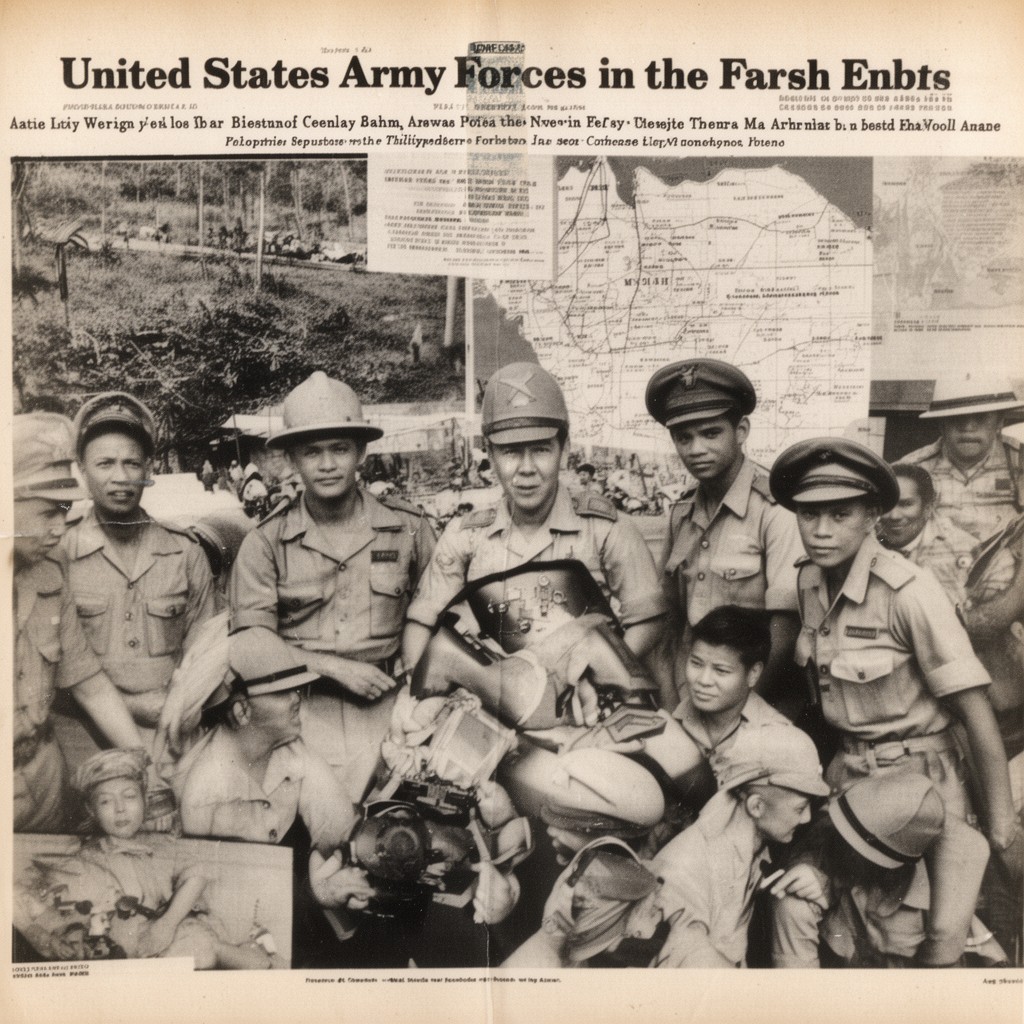 AI-generated illustration of United States Army Forces in the Far East