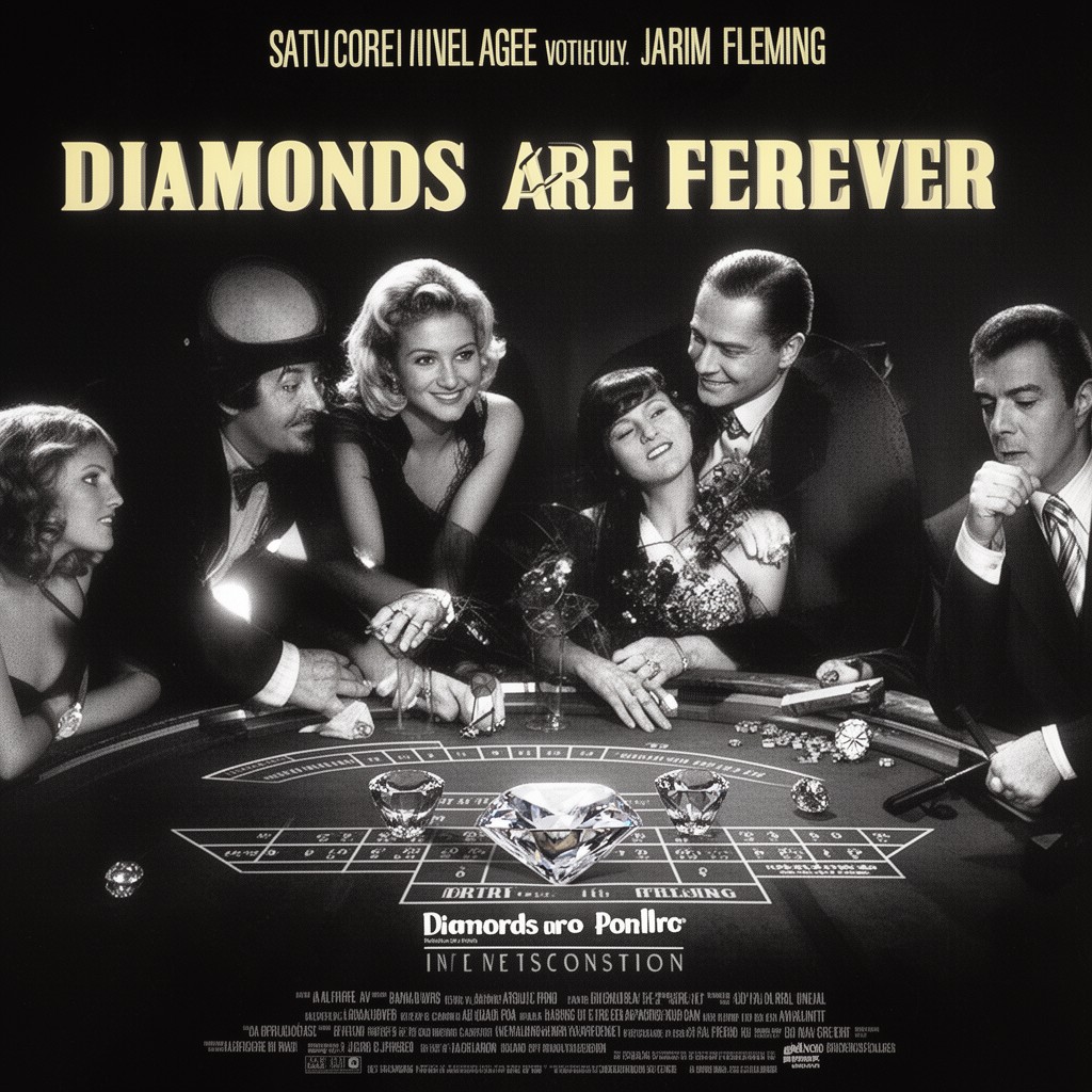 AI-generated illustration of Diamonds Are Forever
