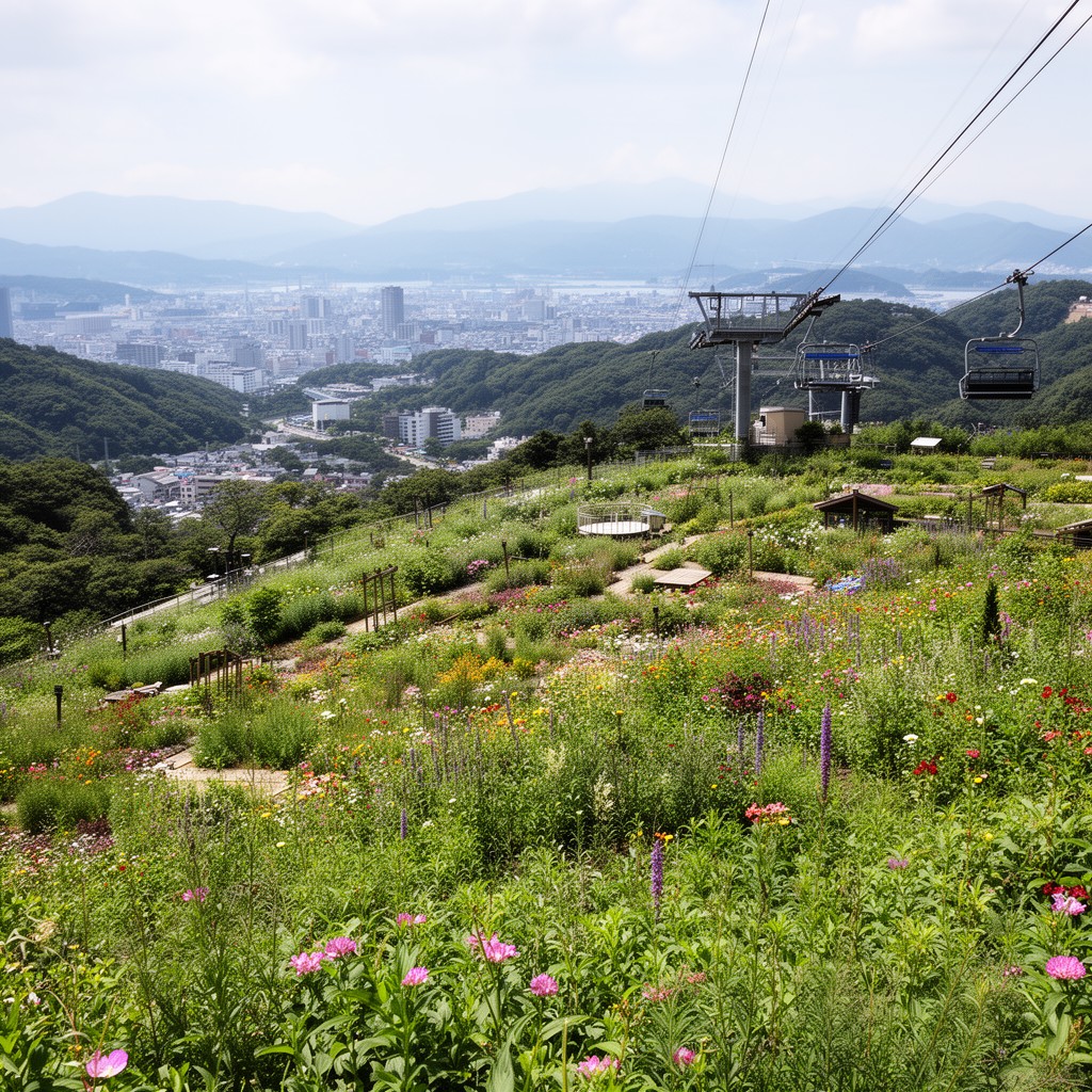 AI-generated illustration of Nunobiki Herb Garden