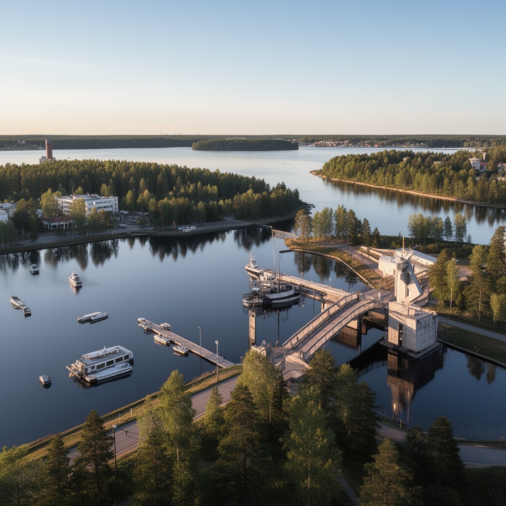 AI-generated illustration of Lappeenranta