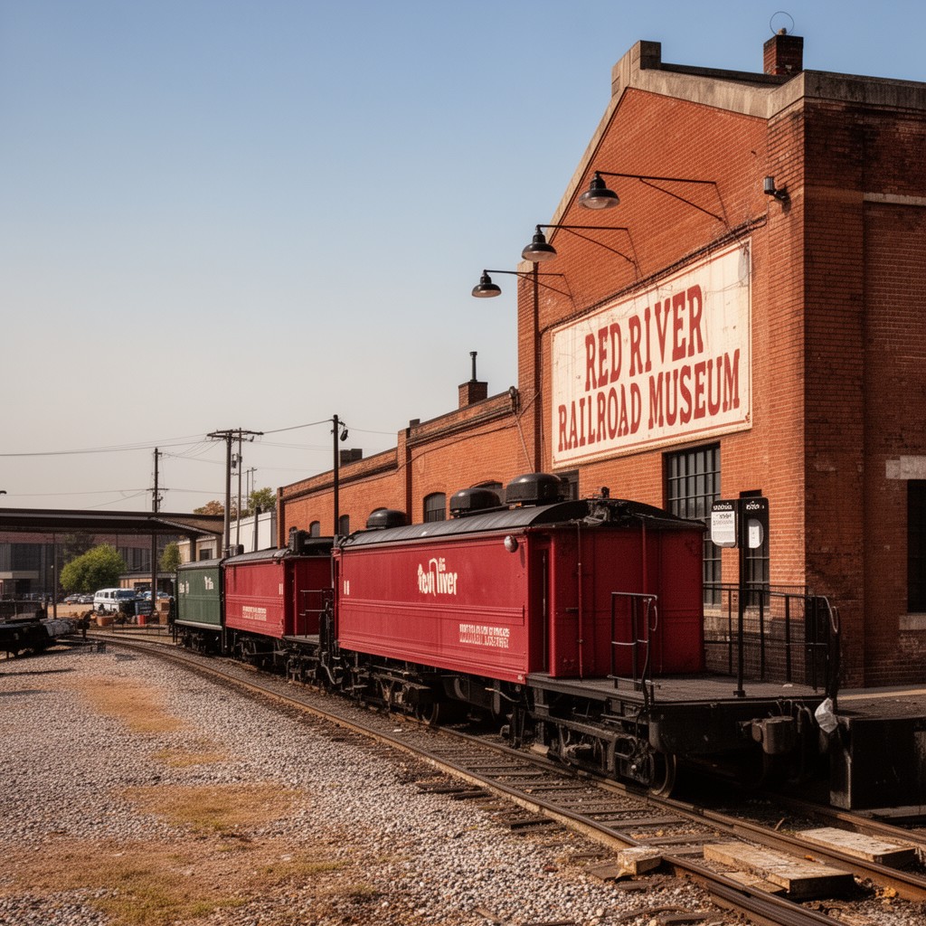 AI-generated illustration of Red River Railroad Museum