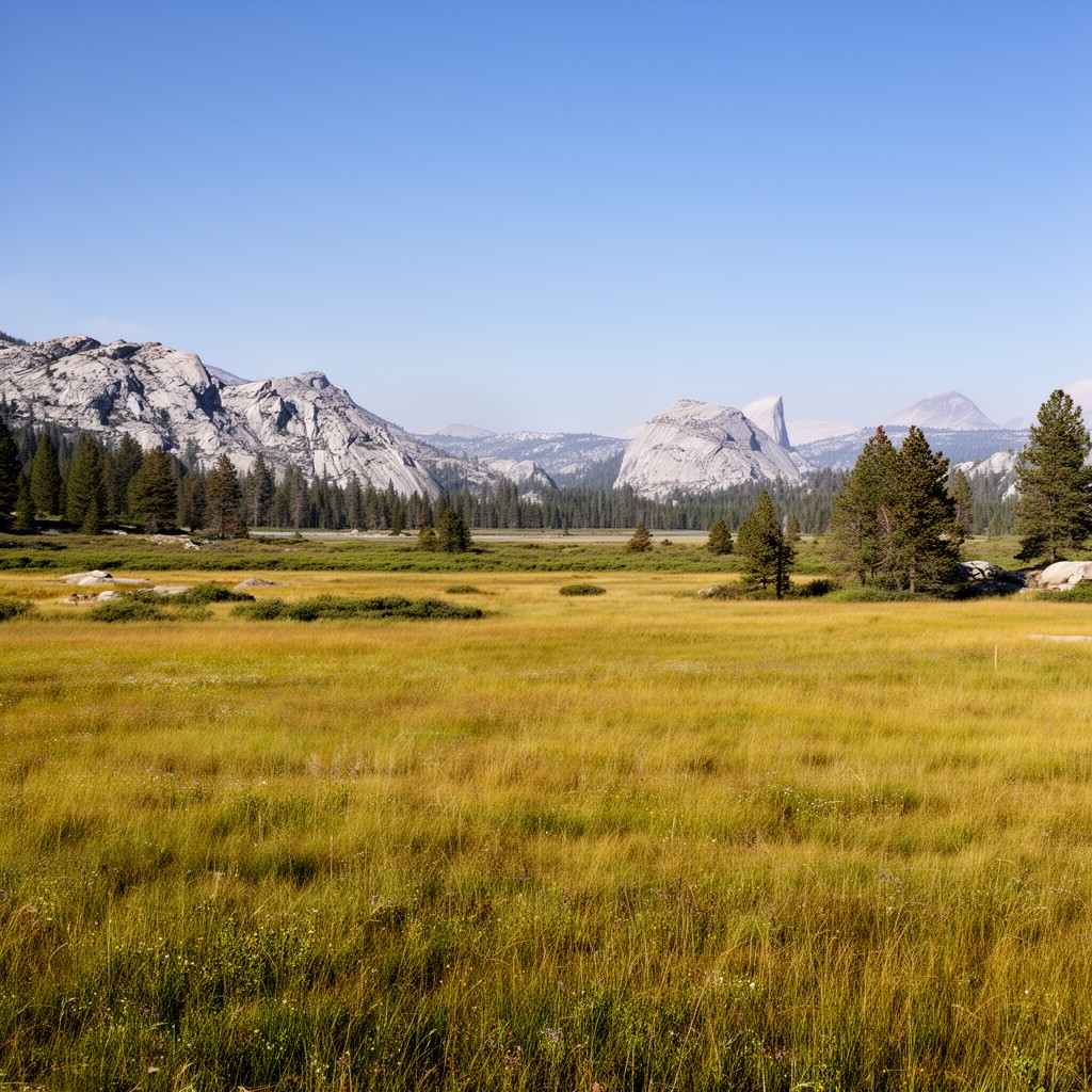 AI-generated illustration of Tuolumne Meadows