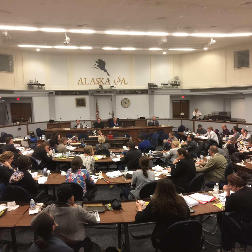 AI-generated illustration of Alaska House of Representatives