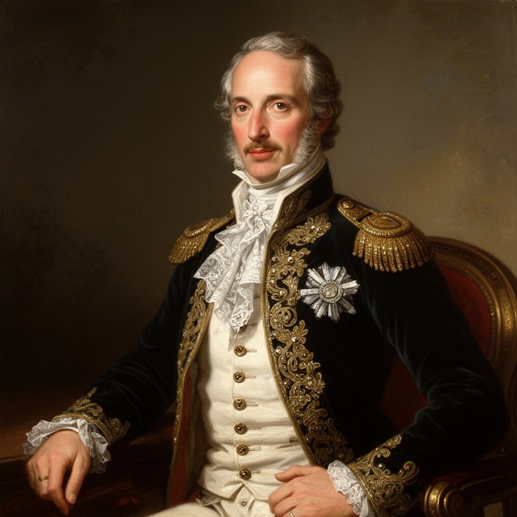 AI-generated illustration of Robert Clive