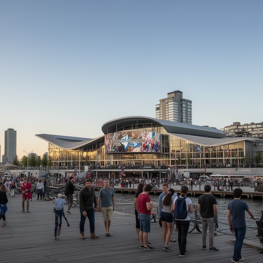 AI-generated illustration of Harbourfront Centre