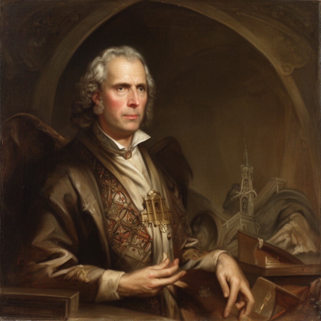 AI-generated illustration of Guarino Guarini