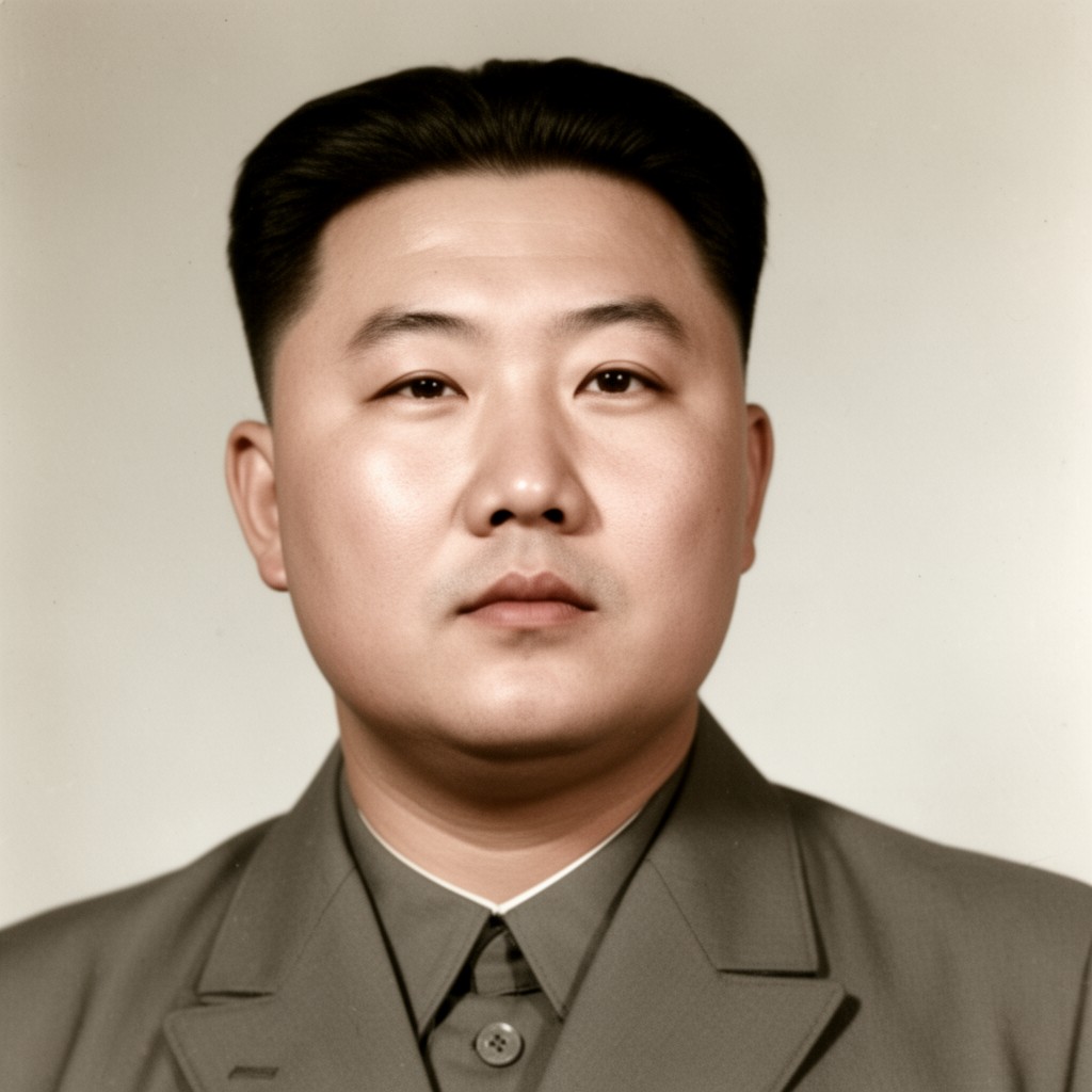 AI-generated illustration of Kim Jong-suk