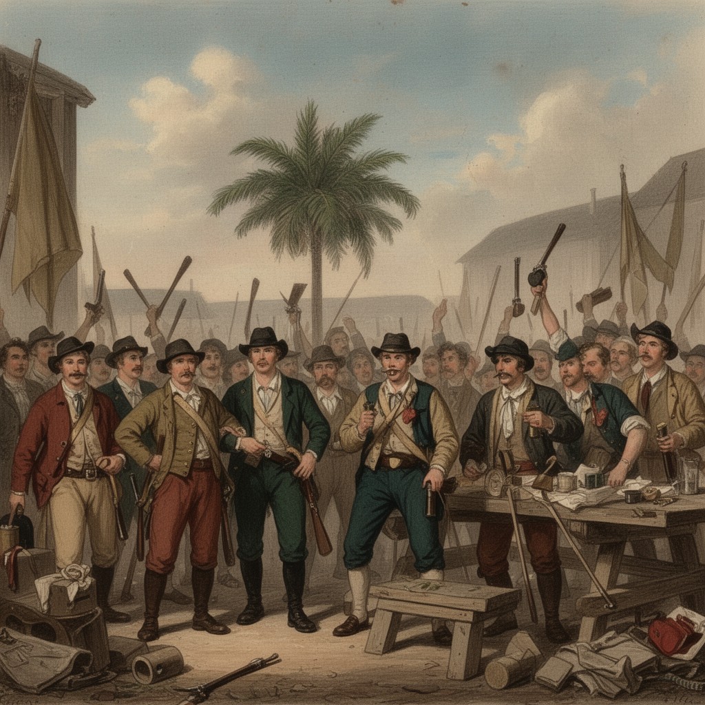 AI-generated illustration of Liberty Boys