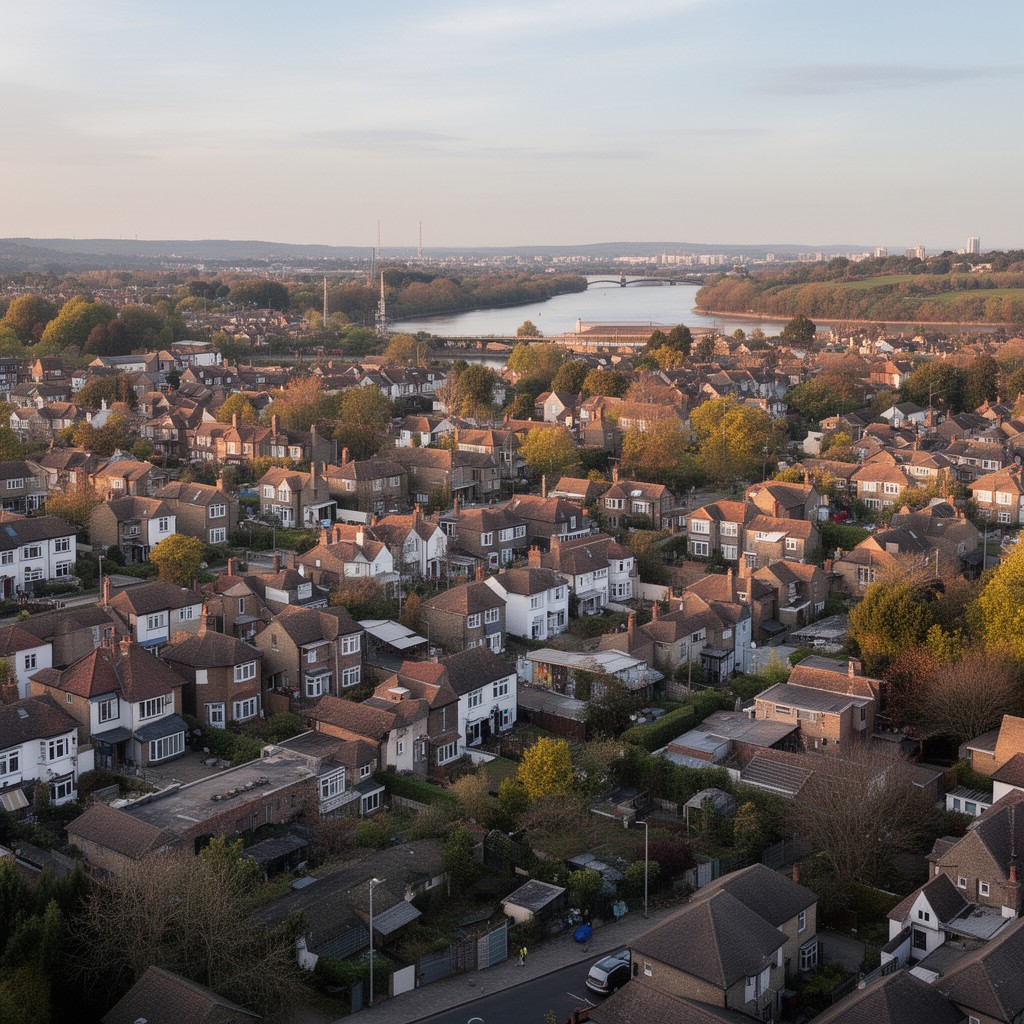 AI-generated illustration of Weybridge
