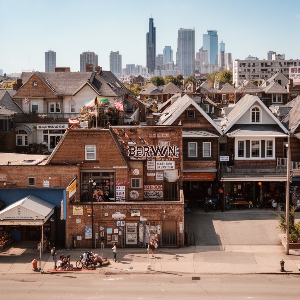 AI-generated illustration of Berwyn, Illinois