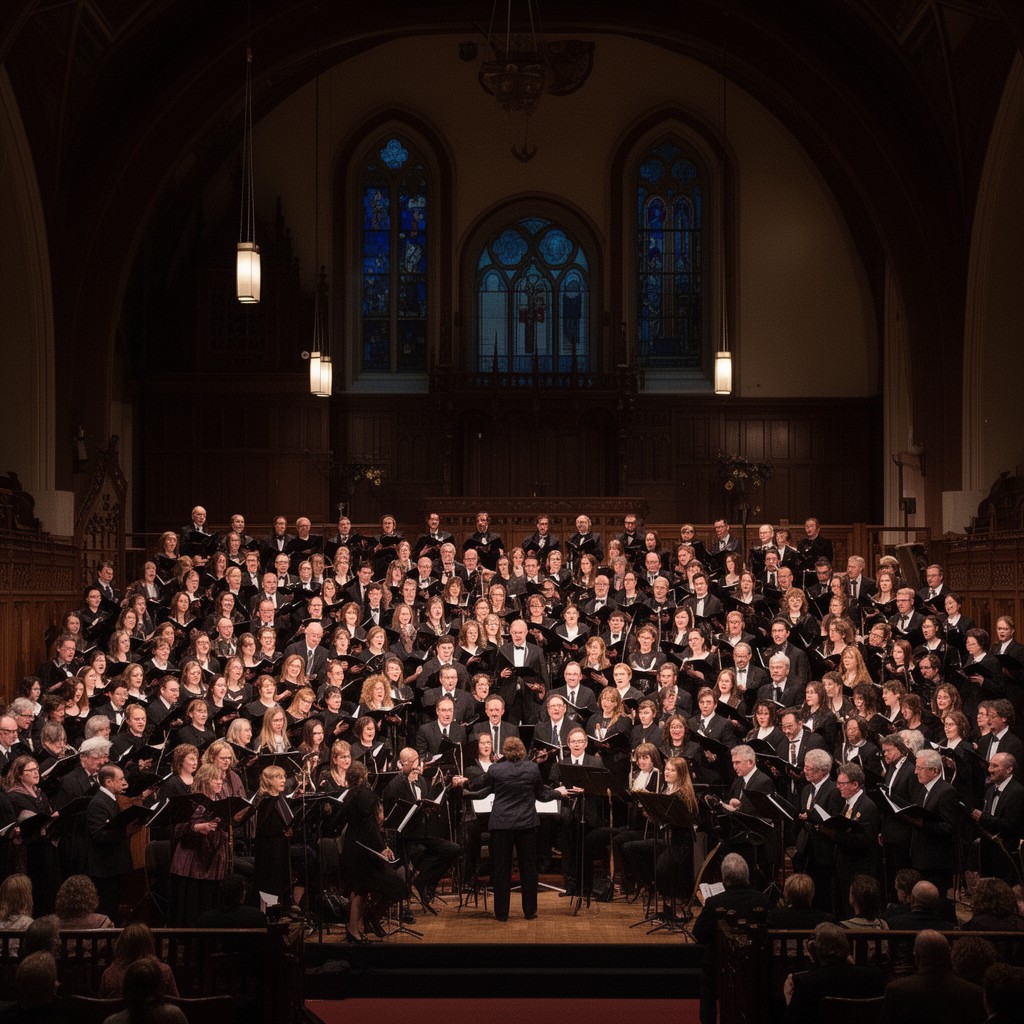 AI-generated illustration of Westminster Schola Cantorum