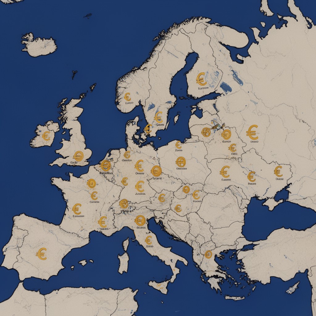 AI-generated illustration of Eurozone