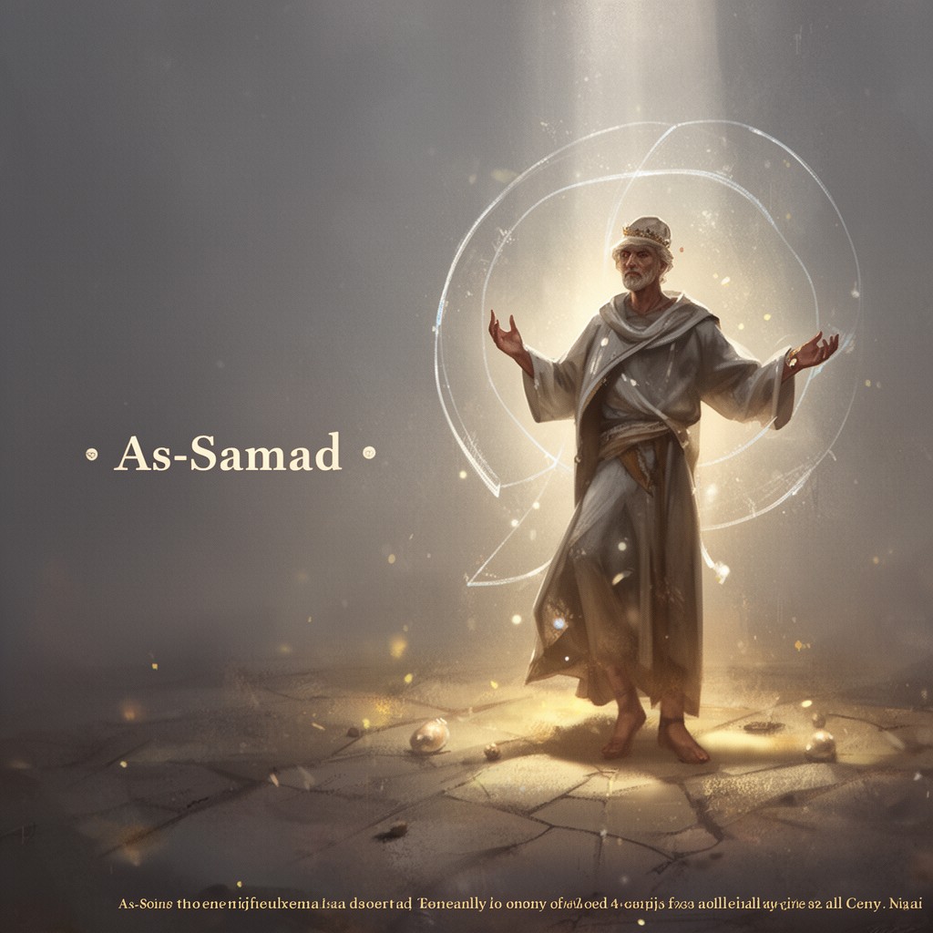 AI-generated illustration of As-Samad