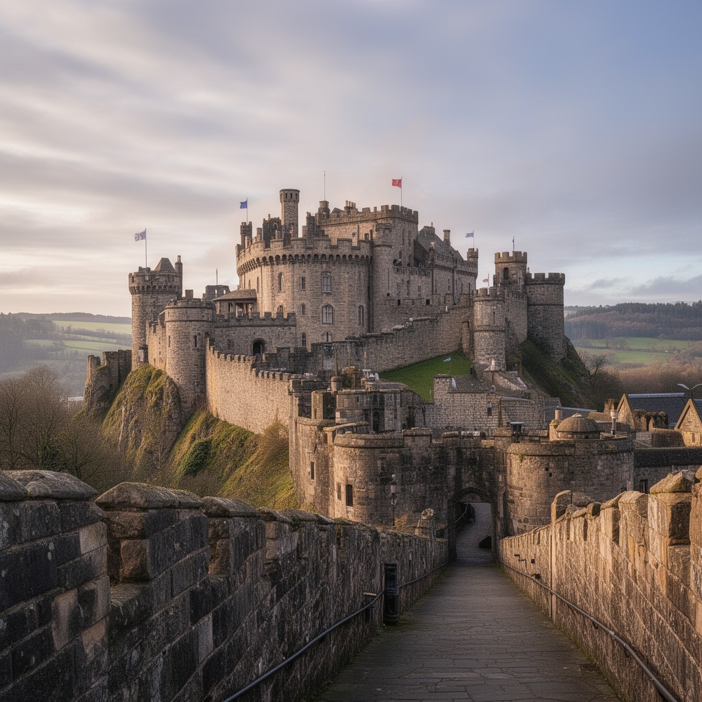 AI-generated illustration of Stirling Castle