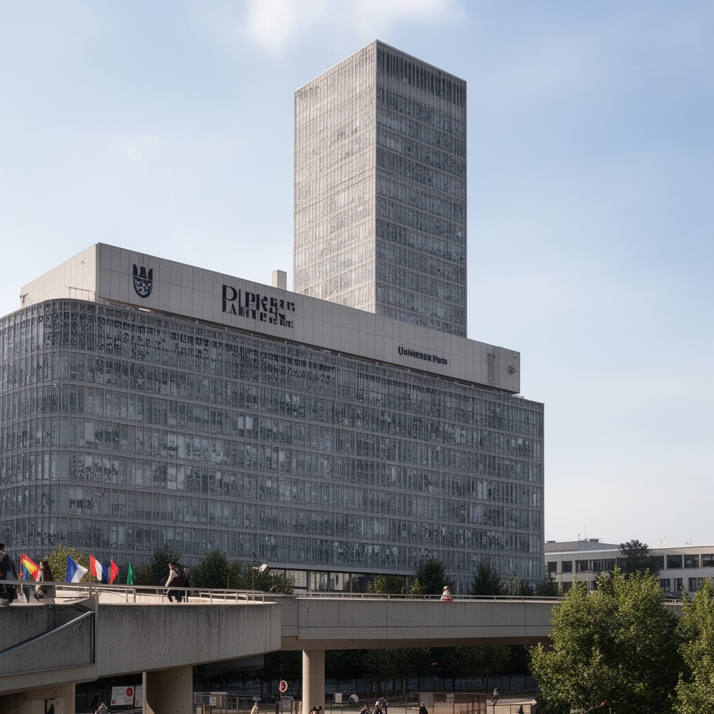 AI-generated illustration of Université Paris Nanterre
