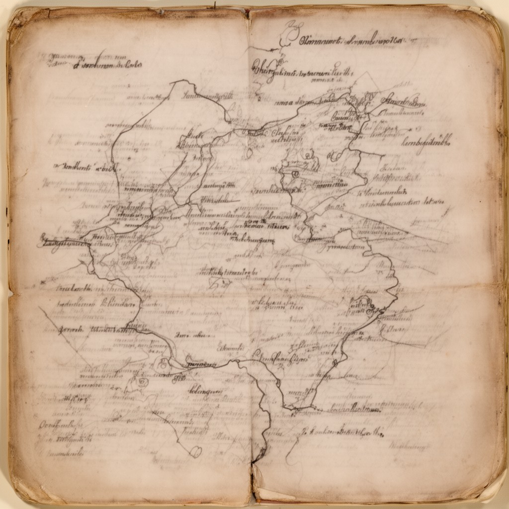 AI-generated illustration of Telangana (parts)