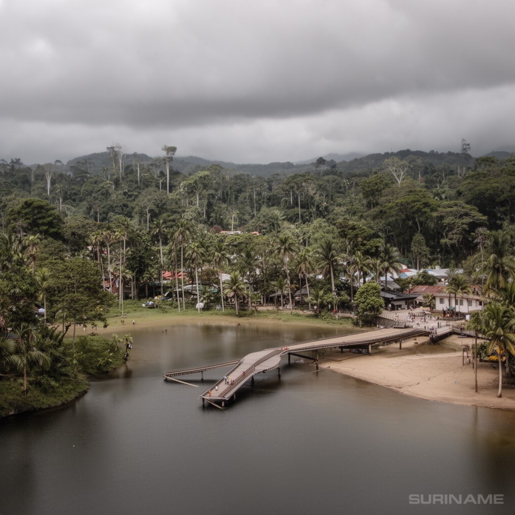 AI-generated illustration of Suriname