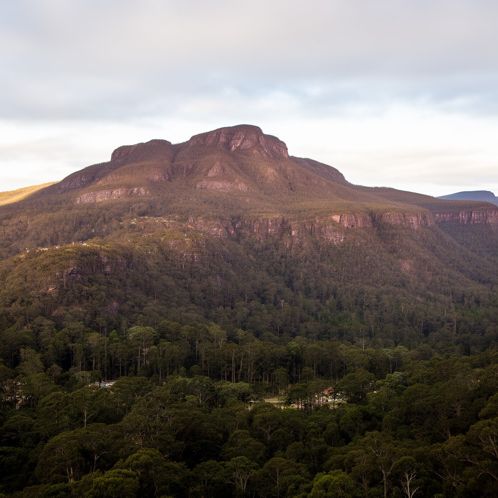 AI-generated illustration of Mount Royal Range