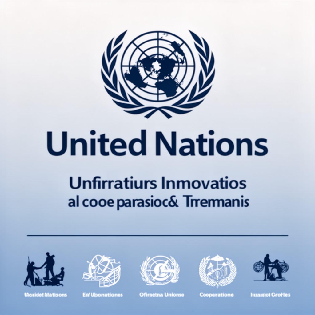 AI-generated illustration of United Nations