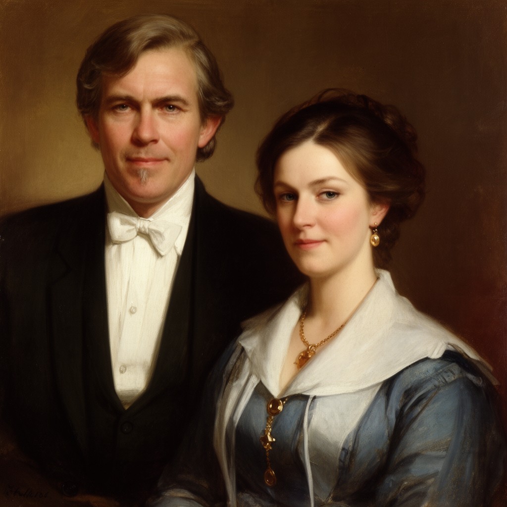 AI-generated illustration of Marianne Darwin