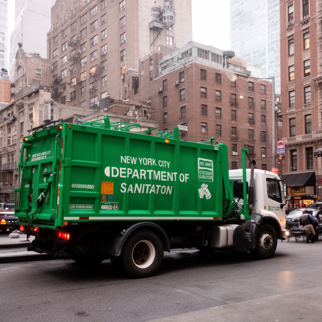 AI-generated illustration of New York City Department of Sanitation