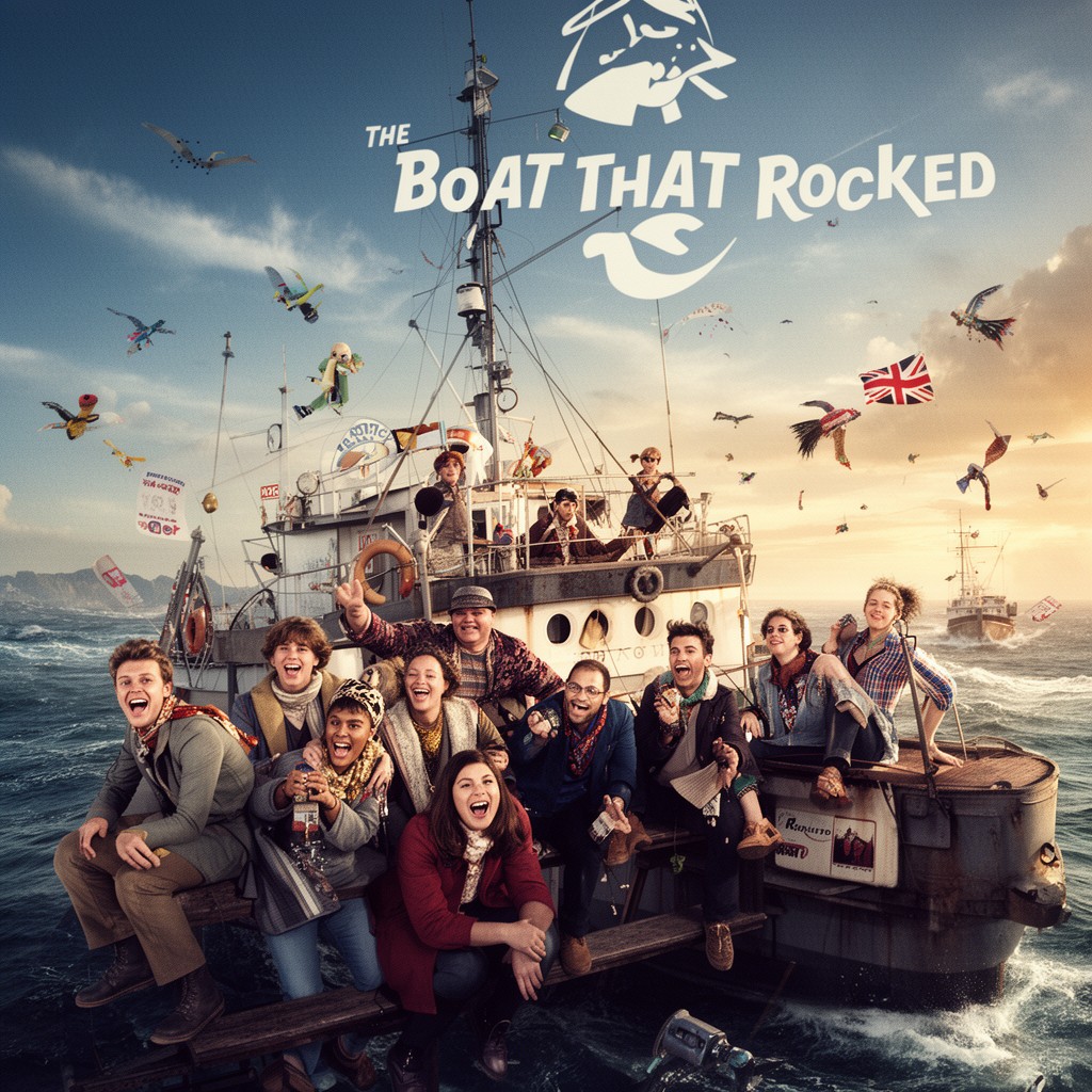 AI-generated illustration of The Boat That Rocked